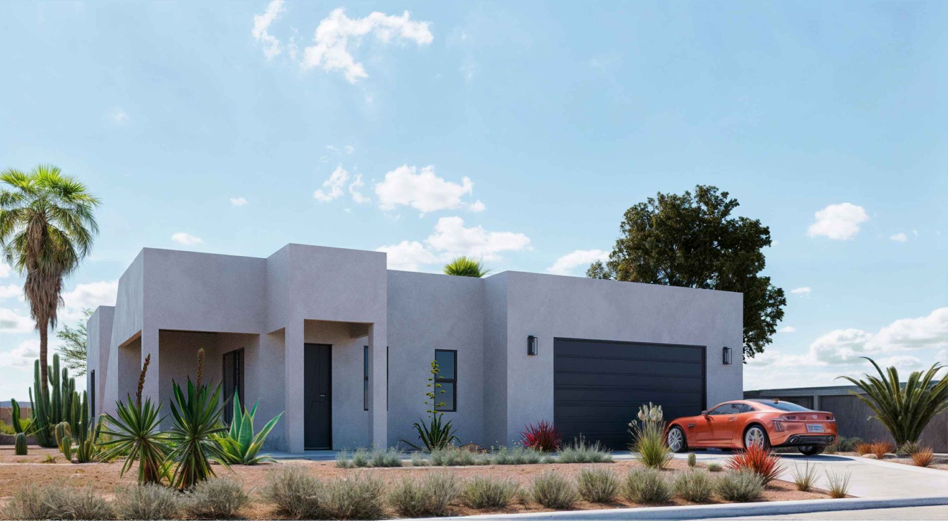 New construction modern desert home at Greenehaven, Lake Powell, Arizona